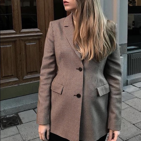 Hourglass Houndstooth Blazer | Poshmark